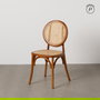 Silla Miel Madera de Olmo Contract 44,50 X 41,50 X 89 cm