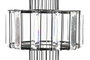 DKD Home Decor Portavelas de Metal y Cristal Negro 20x20x26 cm