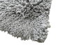DKD Home Decor Alfombra de Poliéster Gris Antideslizante 200x300 cm