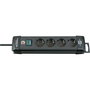 Brennenstuhl Regleta Premium-Line 4 tomas 1,8m negro