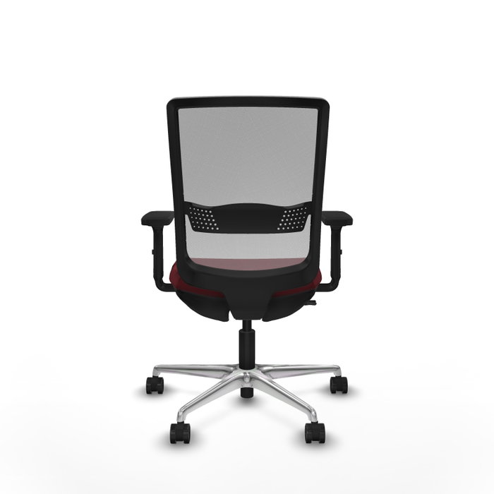 PIQUERAS Y CRESPO Silla de oficina Haches con mecanismo Sincro/Traslack Granate y Gris PIQUERAS Y CRESPO Silla de oficina Haches con mecanismo Sincro/Traslack Granate y Gris