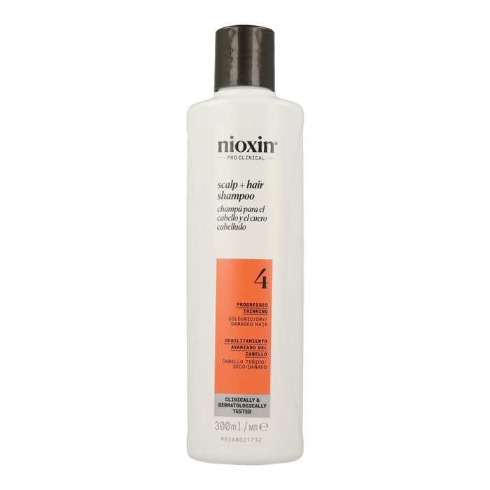 Nioxin Sistema 4 Champú para Cabello Teñido y Dañado 300 ml