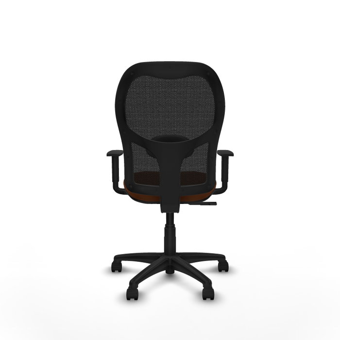 PIQUERAS Y CRESPO Silla de oficina Alocén con mecanismo Sincro, marrón y negro PIQUERAS Y CRESPO Silla de oficina Alocén con mecanismo Sincro, marrón y negro