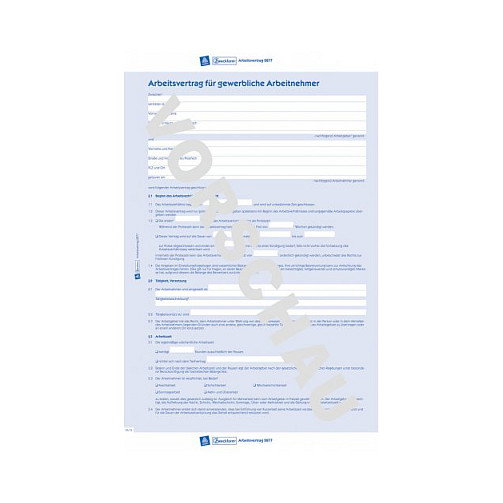 AVERY Zweckform 2877 Arbeitsverträge, 5 unidades