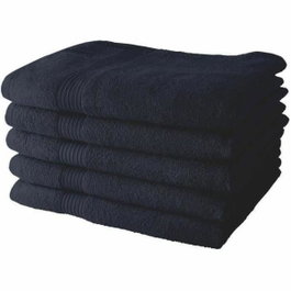 Today Juego de 5 toallas de baño 70x130 cm 100% algodón - Azul marino