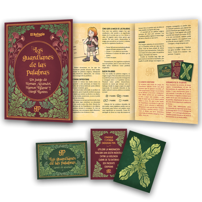 El refugio de Ryhope Juego de rol Los Guardianes de las Palabras Infantil Aventura Fantasía Enriquecer Vocabulario 2-5 Jugadores 7+ Años 1-2 Horas Español