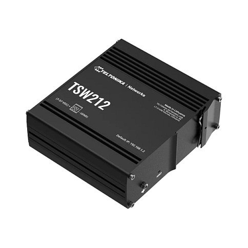 Teltonika TSW212 Switch Gestionado L2 con 8 Puertos Gigabit y 2 SFP