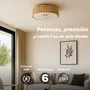 Grunkel SKYWIND-20M Ventilador de techo 50cm con luz LED regulable y mando a distancia