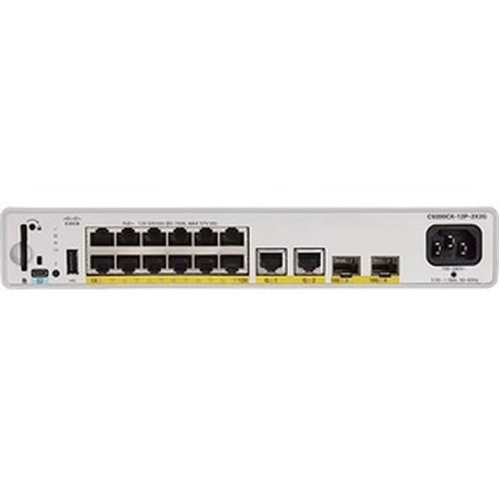 Cisco C9200CX-12P-2X2G-E Catalyst 9200CX Switch Compacto PoE+ 14 Puertos Gigabit y 2 SFP+ Cisco C9200CX-12P-2X2G-E Catalyst 9200CX Switch Compacto PoE+ 14 Puertos Gigabit y 2 SFP+