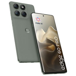 Motorola Moto Edge 60 Pro 5G Smartphone Renovado, Pantalla 6.7" Curva 120Hz, 8GB RAM 256GB, Triple Cámara 50MP, Android 15, Batería 6000mAh, Color Verde