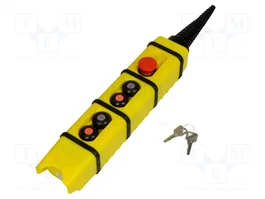 PROMET Casete de control KS con 5 botones IP65