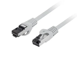 Lanberg PCF8-10CU-0100-S Cable de Red Patch Gris 1 m, Cat8.1 S/FTP, 40000 Mbps, LSZH Cobre, Conector RJ45 Macho Derecho