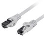 Lanberg Cable Red Latiguillo Cat.8.1 S/FTP 100 cm Gris LSZH Cobre 40 Gbps 2000 MHz