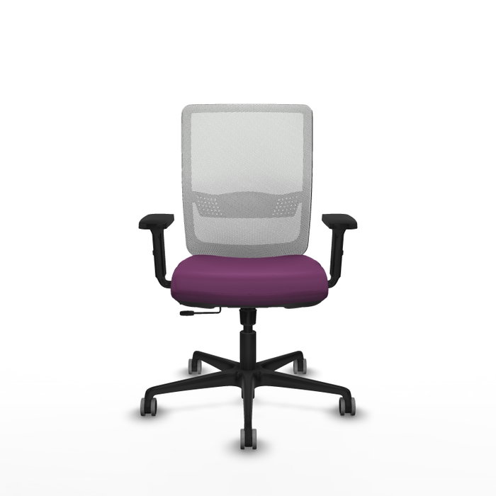 PIQUERAS Y CRESPO Silla de oficina Haches con mecanismo Sincro/Traslack, Morado y Blanco PIQUERAS Y CRESPO Silla de oficina Haches con mecanismo Sincro/Traslack, Morado y Blanco