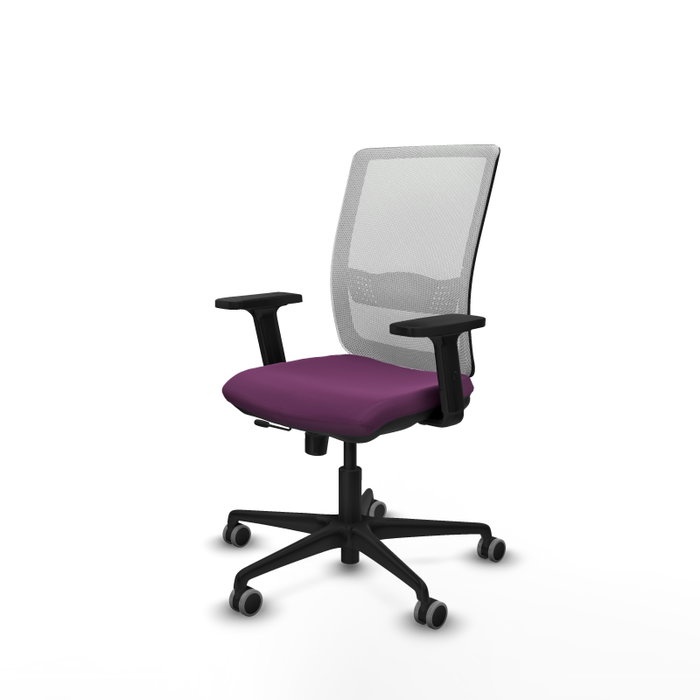 PIQUERAS Y CRESPO Silla de oficina Haches con mecanismo Sincro/Traslack, Morado y Blanco PIQUERAS Y CRESPO Silla de oficina Haches con mecanismo Sincro/Traslack, Morado y Blanco