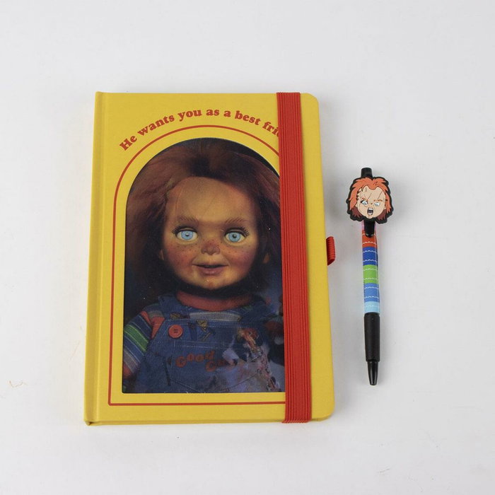 Cerdá Set de Papelería Chucky Púrpura