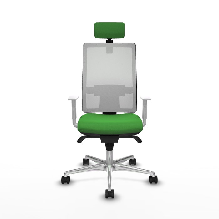 PIQUERAS Y CRESPO Silla de oficina Horna Verde y Blanco PIQUERAS Y CRESPO Silla de oficina Horna Verde y Blanco