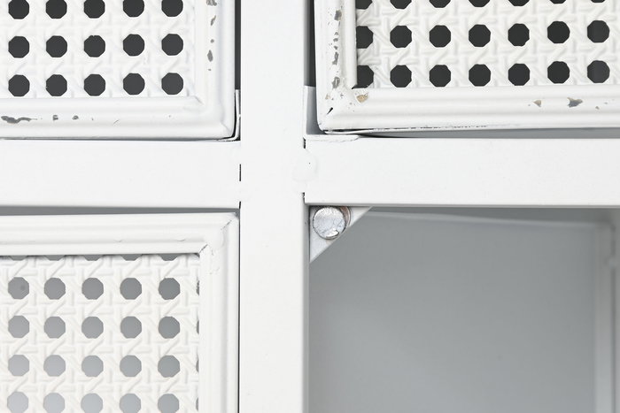 DKD Home Decor Buffet Loft Blanco Cobrizo 101 x 42 x 85 cm