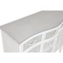 DKD Home Decor Buffet Metal Blanco 101x42x85 cm