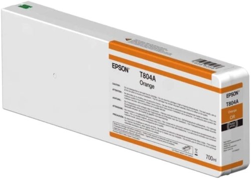 Epson T804A00 Cartucho de tinta UltraChrome HDX Naranja 700ml Epson T804A00 Cartucho de tinta UltraChrome HDX Naranja 700ml