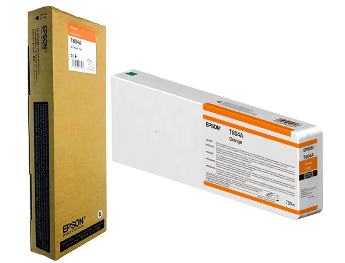 Epson SC-P Tinta Original Ultrachrome HDX/HD Color Naranja 700ml para Plotter SureColor Serie SC-P
