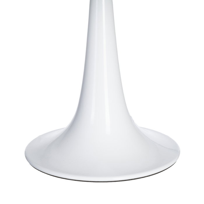 Lámpara Mesa Blanco Cristal-Metal 25,50 X 25,50 X 25 cm