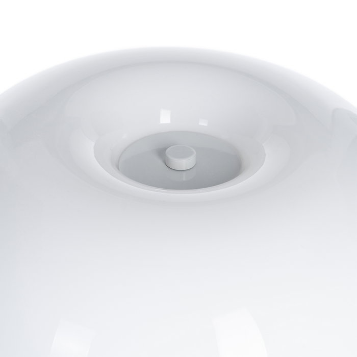 Lámpara Mesa Blanco Cristal-Metal 25,50 X 25,50 X 25 cm