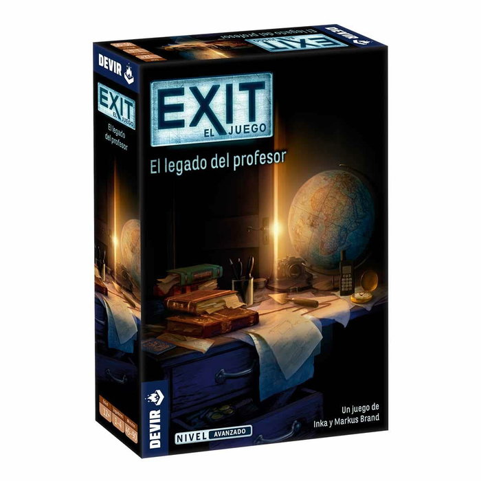 Devir Exit: El Legado del Profesor - Juego de Mesa Escape Room Cooperativo - Español - 1-4 Jugadores, A Partir de 12 Años, Duración 60 Minutos Devir Exit: El Legado del Profesor - Juego de Mesa Escape Room Cooperativo - Español - 1-4 Jugadores, A Partir de 12 Años, Duración 60 Minutos