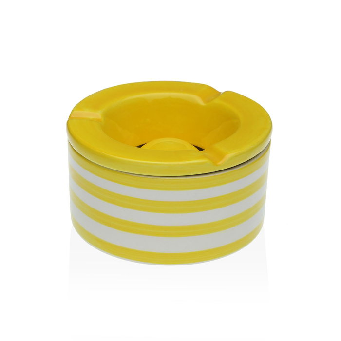 Cenicero Versa Amarillo Dolomita 11,2 x 6,2 x 11,2 cm Cenicero Versa Amarillo Dolomita 11,2 x 6,2 x 11,2 cm
