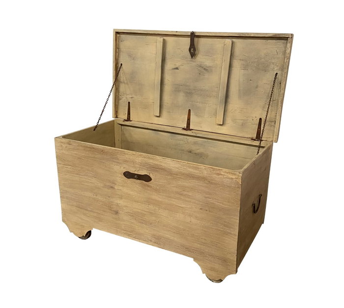 DKD Home Decor Arcon Unique / antique Natural Teca 70 x 76 x 136 cm