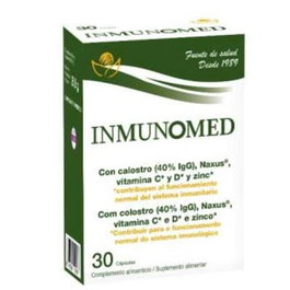 Bioserum Inmunomed 30 Comp. Suplemento con Calostro, Naxus®, Vitaminas C y D y Zinc para el Sistema Inmunitario