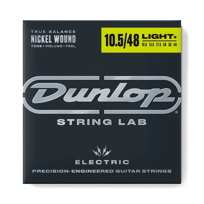 Dunlop Juego Eléctrica Nickel Light 10,5-48 Cuerdas para Guitarra Eléctrica