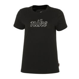 Camiseta de Manga Corta Mujer Nike Sportswear Icon Clash Negro L
