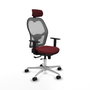 PIQUERAS Y CRESPO Silla de oficina Jorquera Sincro/Traslack Granate y Gris