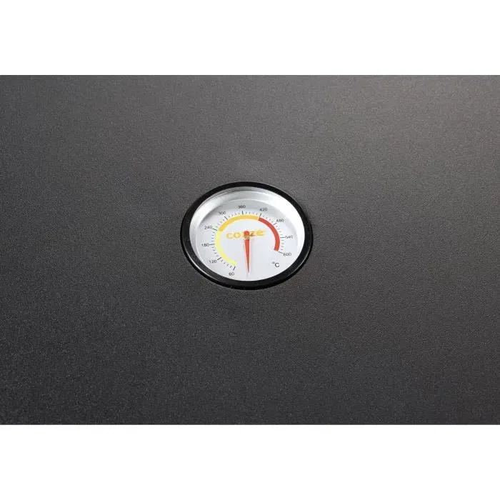 Cozze Horno de pizza a gas 90426 - Giratorio con termómetro y puerta integrados