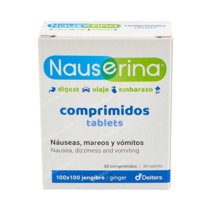 Deiters Nauserina 30 comprimidos