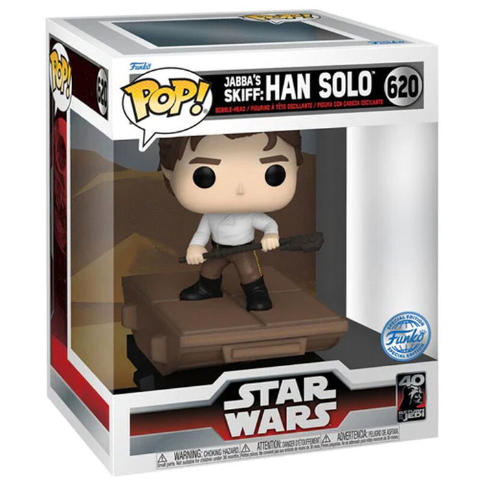 Funko Star Wars Figura POP Deluxe Jabba Skiff Han Solo Exclusive