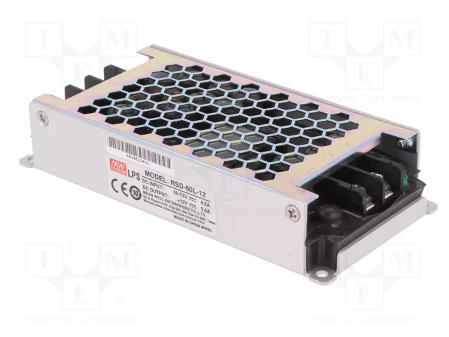 MEAN WELL RSD-60L-12 Convertidor DC/DC 60W 12VDC 5A