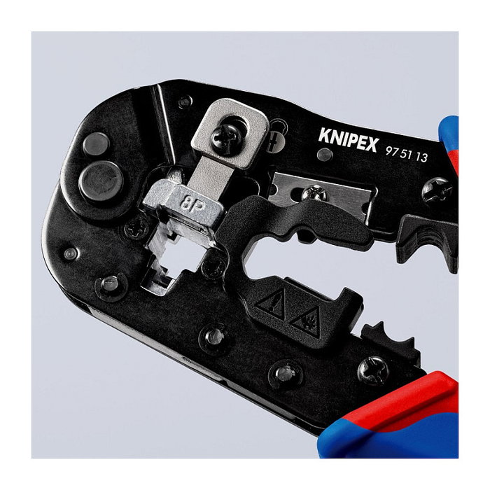 KNIPEX Herramienta para prensar 97 51 13 para Westernstecker RJ-45