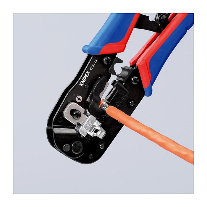 KNIPEX Herramienta para prensar 97 51 13 para Westernstecker RJ-45