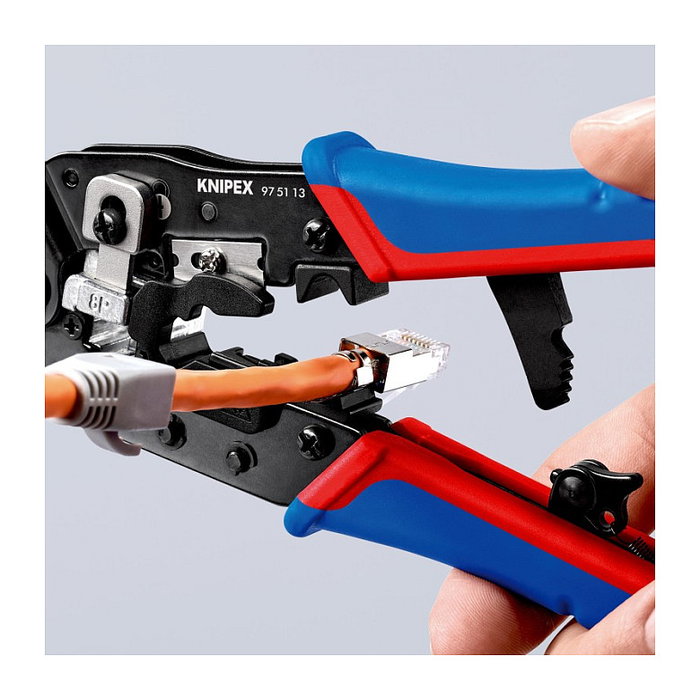 KNIPEX Herramienta para prensar 97 51 13 para Westernstecker RJ-45