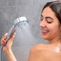 Innovagoods Mango de Ducha Doble con Dispensador 3 en 1 Xawara con Depósito para Gel y 2 Modos de Salida de Agua