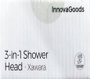Innovagoods Mango de ducha doble con dispensador 3 en 1 Xawara