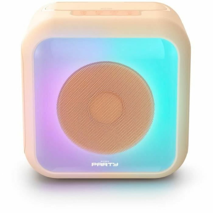 Bigben Interactive Altavoz karaoke iluminado Pesca - 30W - 2 micrófonos inalámbricos USB-C
