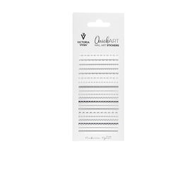 Victoria Vynn QUICK ART 18, LARGE Pegatinas Autoadhesivas para Uñas Naturales, Híbridas y de Gel