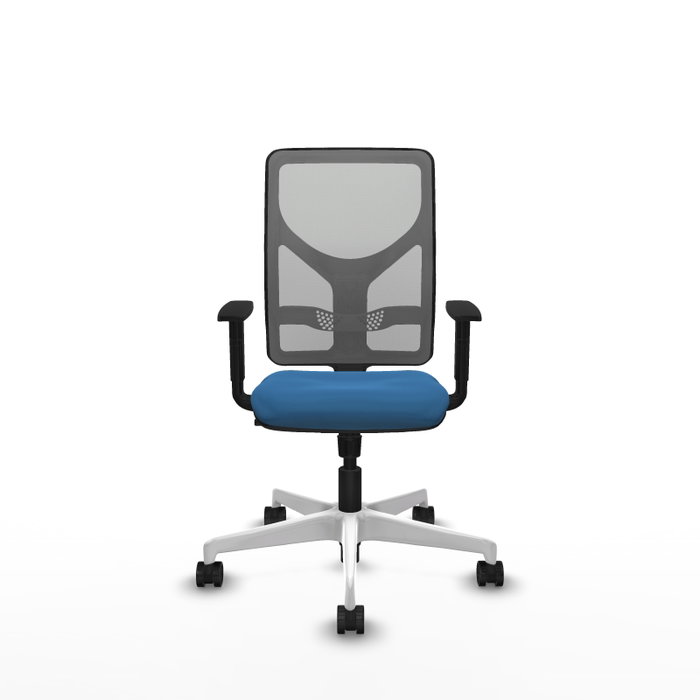PIQUERAS Y CRESPO Silla de oficina Motilla con Mecanismo Sincro Azul claro y Gris PIQUERAS Y CRESPO Silla de oficina Motilla con Mecanismo Sincro Azul claro y Gris