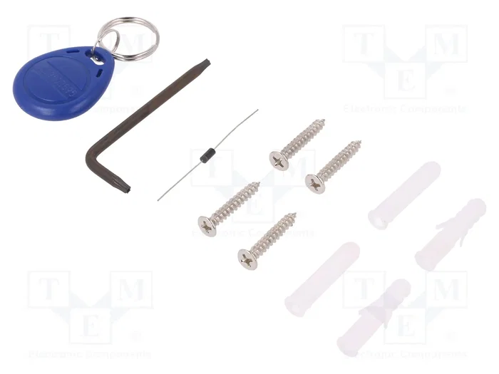 ORNO Cerradura de combinación RFID para pared, 12VDC, IP44