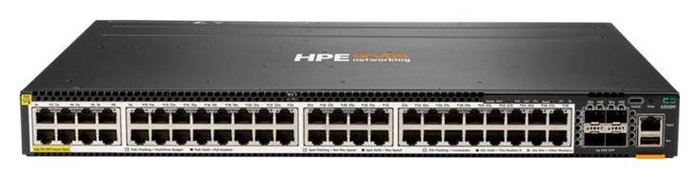 HP Enterprise Aruba Networking CX 6300M 48-port Smart Rate 1/2.5/5GbE Class 6 PoE y 4-port SFP56