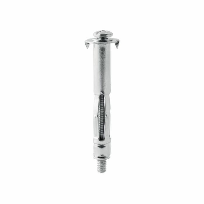 Rapid Taco de expansión metálico ø8 x 46 con tornillo M4 x 55, 10 unidades