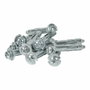 Rapid Taco de expansión metálico ø8 x 46 con tornillo M4 x 55, 10 unidades